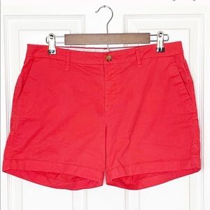 Size 8 pink old navy chino shorts.